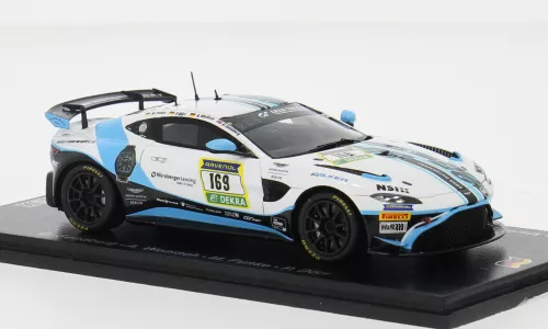ASTON MARTIN Vantage Amr Gt3 Team Dorr Motorsport №169 24h Nurburgring 2024 O.Sandberg - A.Wenisch - M.Funke - P.Dorr, White Blue Black