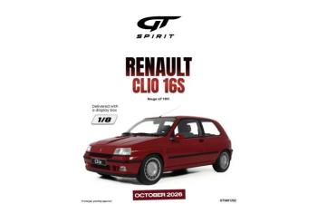 RENAULT Clio 16S (1991), rouge vif 