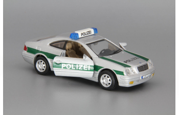 MERCEDES-BENZ CLK Polizei, silver / green