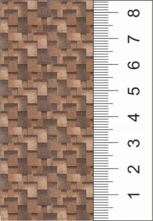 Текстура гибкой черепицы для макета