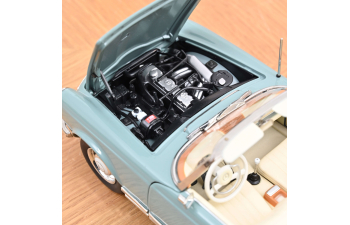 MERCEDES-BENZ 230SL "Pagoda" Cabriolet (W113) (1963) Horizon Blue (из к/ф "Достучаться до небес" 1997)