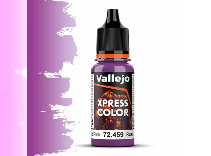 Краска акриловая Xpress Color Жидкий розовый / Fluid Pink, 18 мл