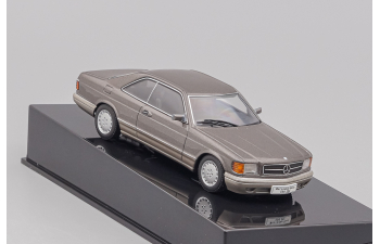 MERCEDES-BENZ 500 SEC (W126) Coupe 1981, antracite grey metallic