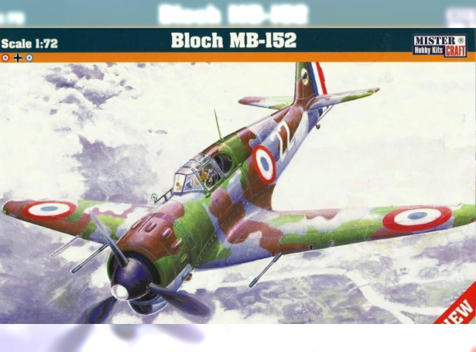 Сборная модель Самолет Bloch MB-152