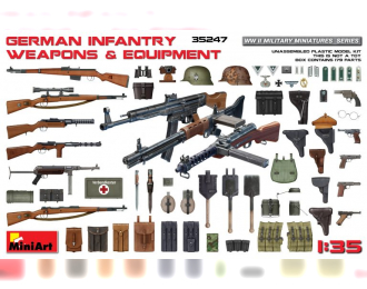 Сборная модель Аксессуары GERMAN INFANTRY WEAPONS & EQUIPMENT