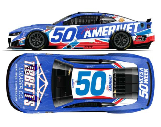 Chevrolet #50 Burt Myers *Tibbetts Lumber*, blue/white/red 2026
