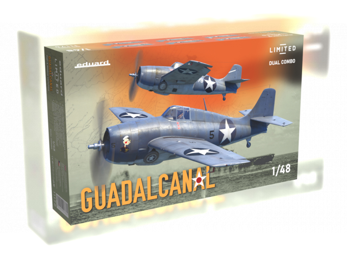 Сборная модель GUADALCANAL DUAL COMBO F4F-4 Wildcat