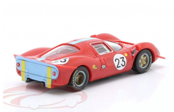FERRARI 412 P #23 24h LeMans Richard Attwood, Piers Courage (1967), red