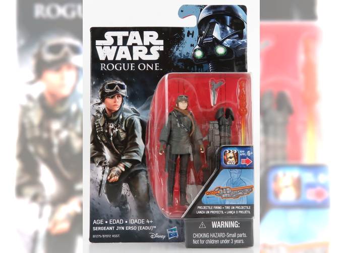 STAR WARS Rogue One Sergeant Jyn Erso Eadu Figure Cm. 9.0, Grey Black