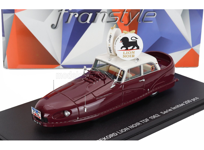 OPEL Rekord 1900 Lion Noir Tdf (1962), Red White