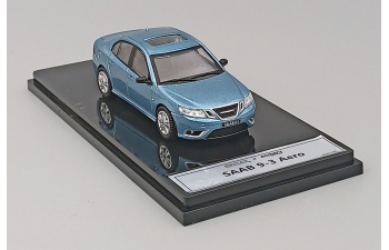 SAAB 9-3 Aero Sedan (2008), light blue metallic