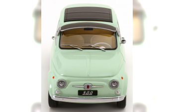 FIAT 500 F Custom with removable Softtop (1968), mint green