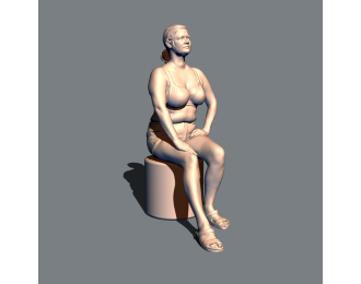 Фигурка Лена Д., неокрашенная