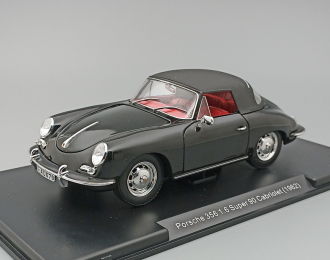 PORSCHE 356 Spider 1.6 Super 90 Cabriolet Closed (1962), black