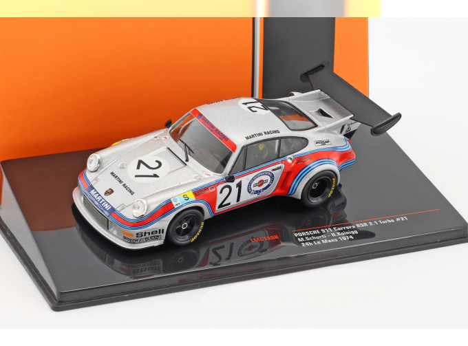 PORSCHE 911 Carrera RSR 2.1 Turbo #21 "Martini Racing Team" 24h Le Mans 1974