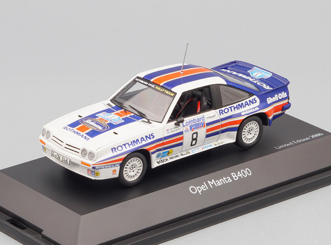 (Уценка!) OPEL Manta B 400 «Rothmans» №8 RAC Rally 1983, white