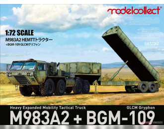 Сборная модель тягач повышенной мобильности M983A2+BGM-109