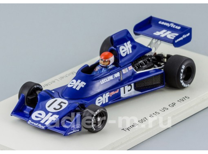 TYRRELL 007 15 US GP 1975 M.Leclere (FI), blue