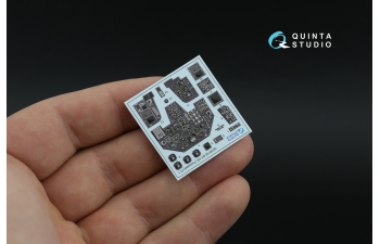 3D Декаль интерьера кабины AH-1W (Trumpeter) (Малая версия)