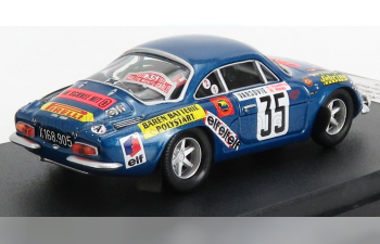 RENAULT Alpine A110 N35 Rally Montecarlo (1973) K.russling - W.weiss, Blue Met