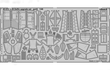 Фототравление L-29 Дельфин, апгрейд-набор
