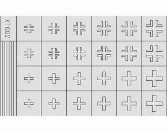 Окрасочная маска Немецкие кресты (тип 2)