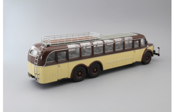 MERCEDES-BENZ O10000 Bus, brown / cream / grey