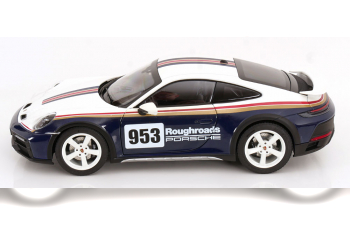 PORSCHE 911 Dakar Roughroads (2023), blue white red