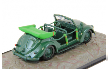 VOLKSWAGEN Beetle Hebmuller Cabriolet Typ 18A Germany (1948), green