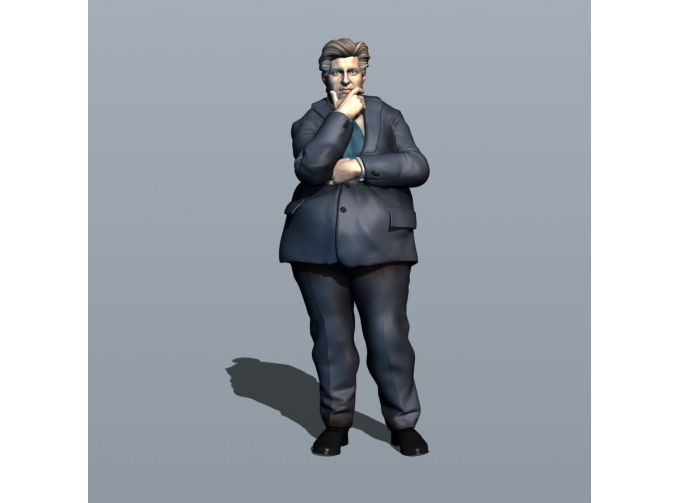 Фигурка Чинуша 6, окрашенная