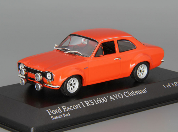 FORD Escort I RS1600 AVO-Clubman (1970), orange