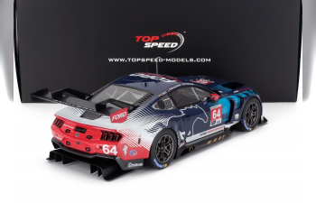 FORD Mustang Gt3 5.4l V8 Team Multimac Motorsport №64 Imsa 24h Daytona (2024) Christopher Mies - Mike Rockenfeller - Harry Tincknell, Blue