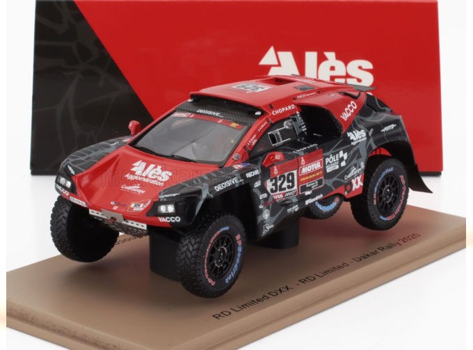 BUGGY Dxx №329 Rally Dakar (2020) R.Dumas - A.Winocq, Grey Red