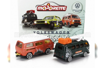 VOLKSWAGEN Set 2x T3 Minibus 1979 + T1 Minivan 1962, Various