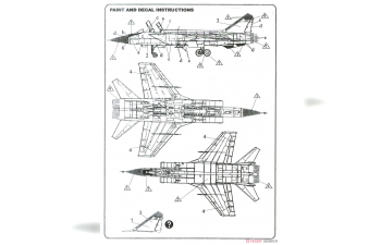 Сборная модель MiG-31B Soviet interceptor