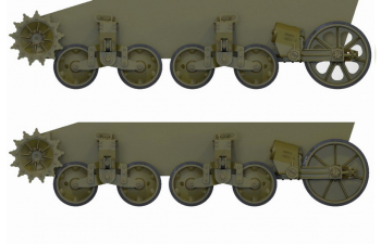 Набор для сборки подвески американского легкого танка поздней версии M5A1 / M8 HMC