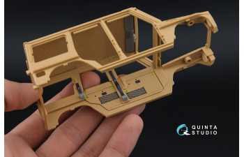 3D Декаль интерьера кабины Mercedes-Benz Wolf SSA (Neverland Hobby) (с 3D-печатными деталями)