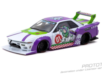 NISSAN R32 Skyline Buzz, white / pearl / green