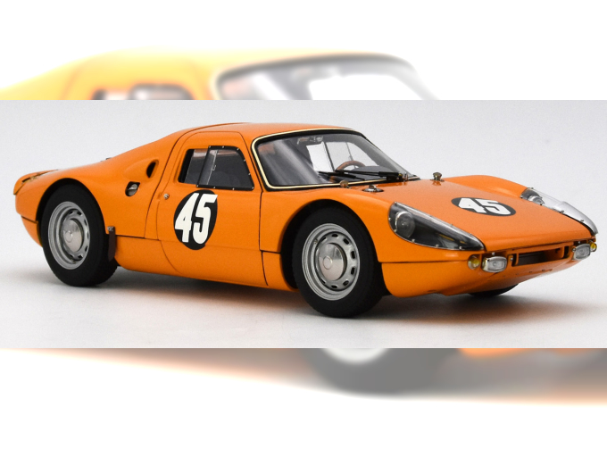 PORSCHE 904 Carrera Gts Ch.904-055 №45 1000km Nurburgring (1964) Gerhard Koch - Ben Pon, orange