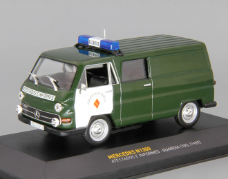 MERCEDES-BENZ N1300 Atestados E Informes Guardia Civil Police (1987), green / white