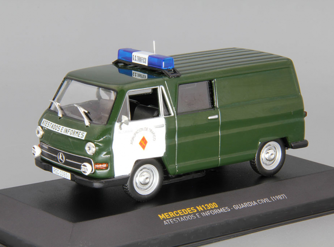 MERCEDES-BENZ N1300 Atestados E Informes Guardia Civil Police (1987), green / white