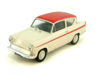 FORD Anglia MKI, 250ND 1:43, бежево-красный