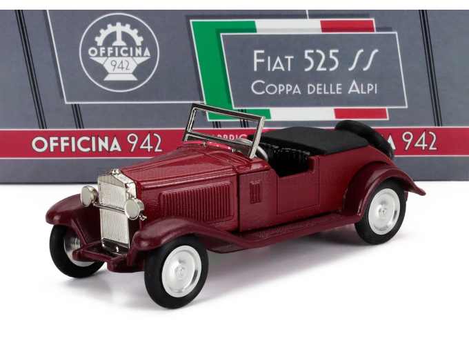 FIAT 525 Ss Coppa Dlle Alpi (1929), 2 Tone Red