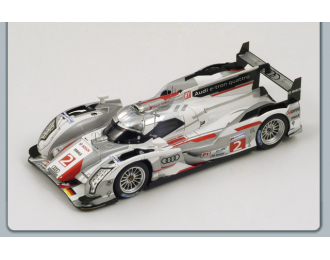 AUDI R18 E-tron Quattro №2 2nd Le Mans (Rinaldo Capello - Tom Kristensen - Allan McN) 2012, silver