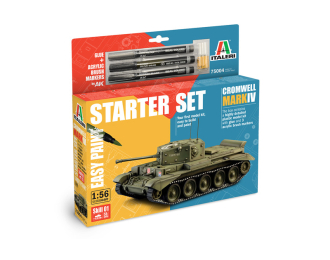 Сборная модель CROMWELL Mark Iv Tank Military With 3 Acrylic Brush Markers 1945