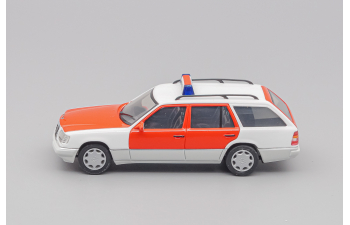 MERCEDES-BENZ E320 T Notarzt, white / red