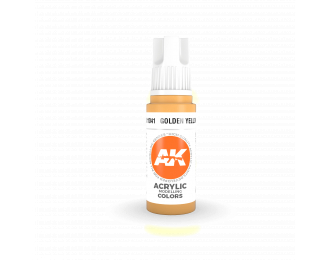 Краска акриловая 3rd Generation Golden Yellow 17ml