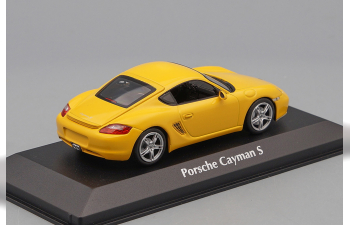 PORSCHE Cayman S (2005), yellow