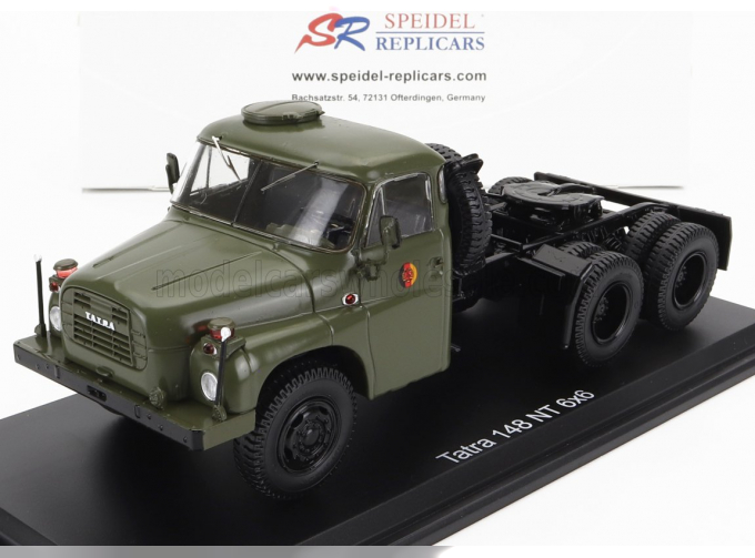 TATRA T148 Truck 6x6 Nva 3-Assi (1963), military green