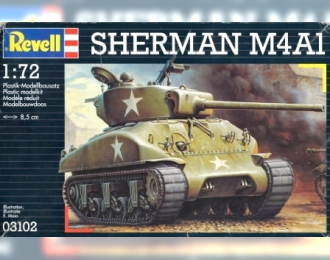 Сборная модель Американский танк M4A1 Sherman